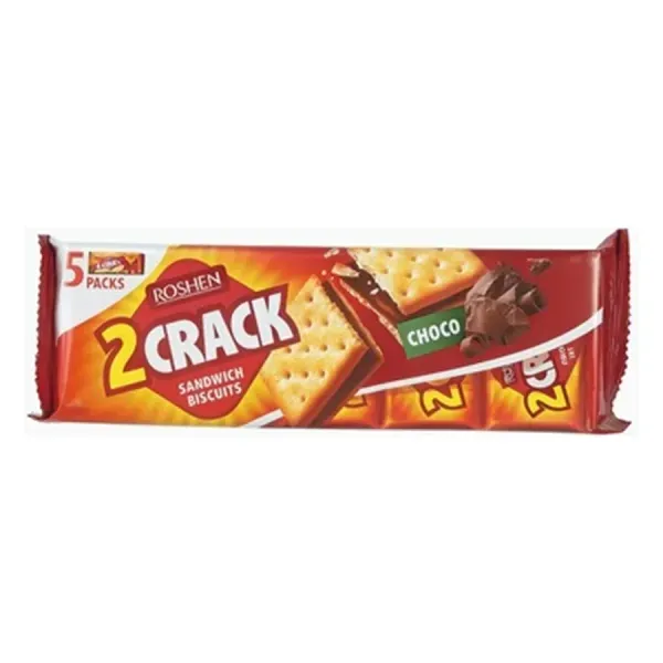 Roshen 2CRACK 190G Csokikrémmel Töltött Keksz