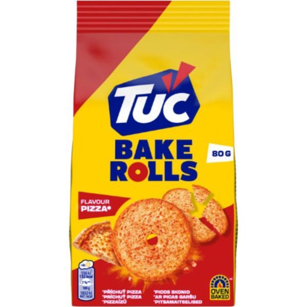 Tuc Bake Rolls Pizzás 80G