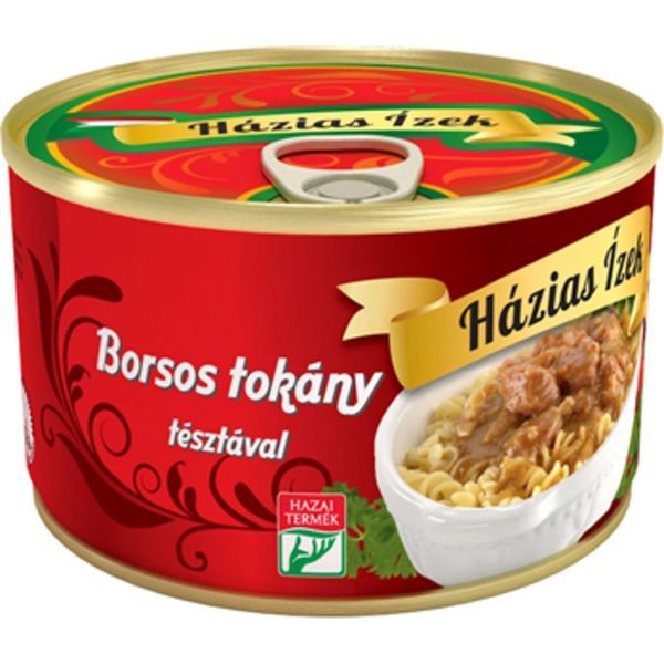Házias Ízek 400G Borsos Tokány Tésztával