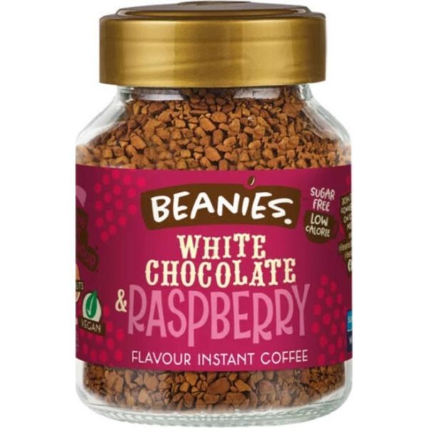 Beanies Ízesített Instant Kávé 50G White Chocolate&Raspberry
