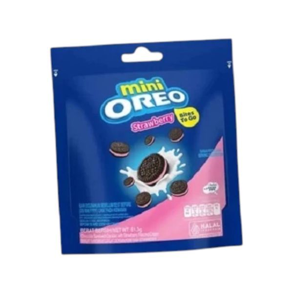 Oreo Keksz 61,3G Mini Zip Pack Eper