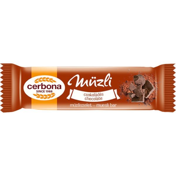 Cerbona Müzliszelet 20G Csokoládé