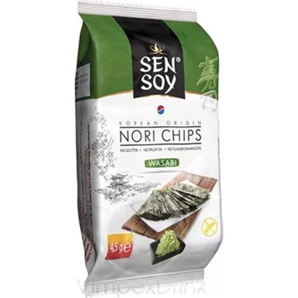 Sen Soy 4,5G Nori Chips Wasabi