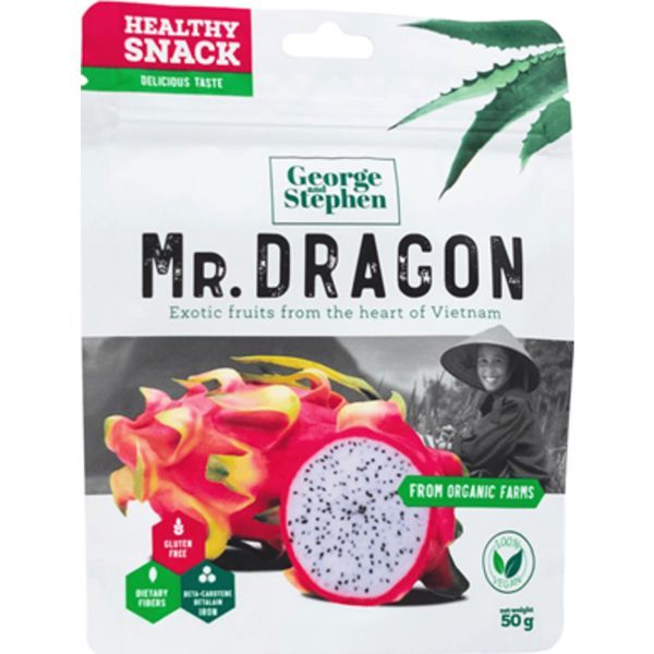 Mr. Dragon 50G Prémium Aszalt Sárkánygyümölcs Darabolt