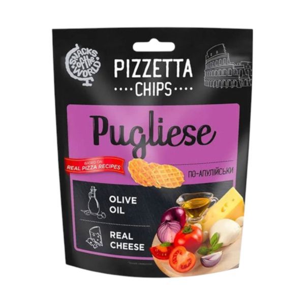 Pizzetta Chips 70G Pugliese Ropogós Snack