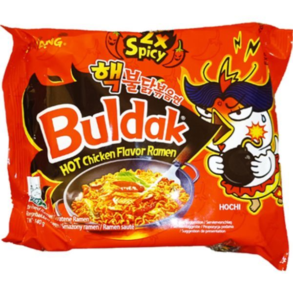 Buldak 140G Instant Ramen Tészta Duplán Csípős Csirke