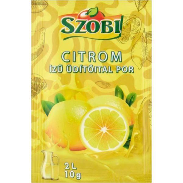 Szobi 10G Citrom ízű üdítőital por