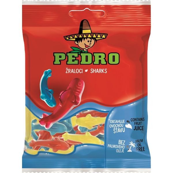 Pedro 80G Sharks Cápa Gumicukor