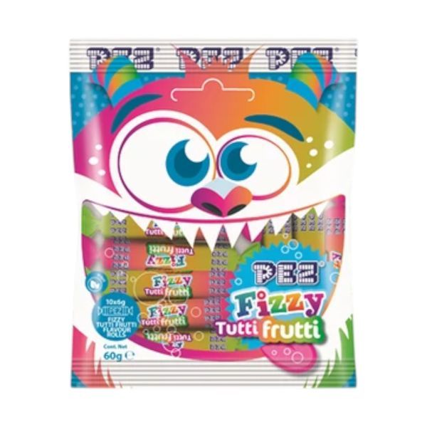 PEZ Fizzy Tutti-frutti 60G