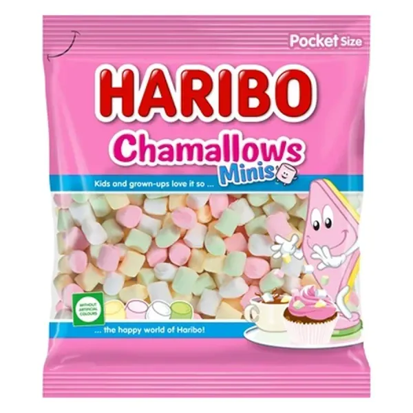 Haribo 90G Chamallows Mini Coloured