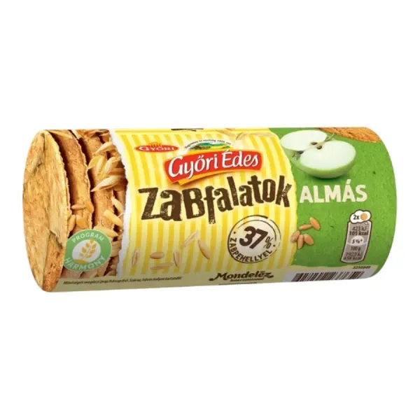 Győri Édes Zabfalatok 198G Almás