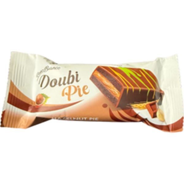 Rosso Bianco 40G Doubi Pie Mogyoró Ízű Krémmel Töltött Kakaós Piskóta