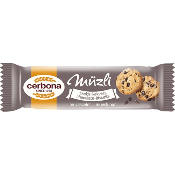 Cerbona Müzliszelet 20G Keksz-Csoki