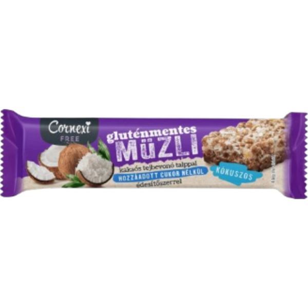 Cornexi 25G Kókuszos Müzliszelet Kakaós Bevonó Talppal HCN,GM