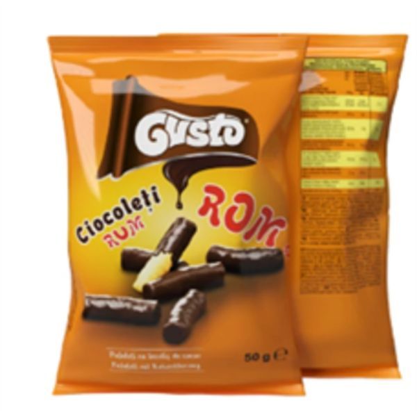 Gusto 50G Extrudált Kukoricapehely Mártott Rumos