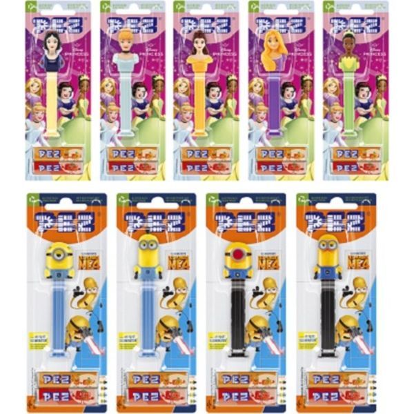 Pez Figura Adagolóval 1+2 Vegyes Figurák